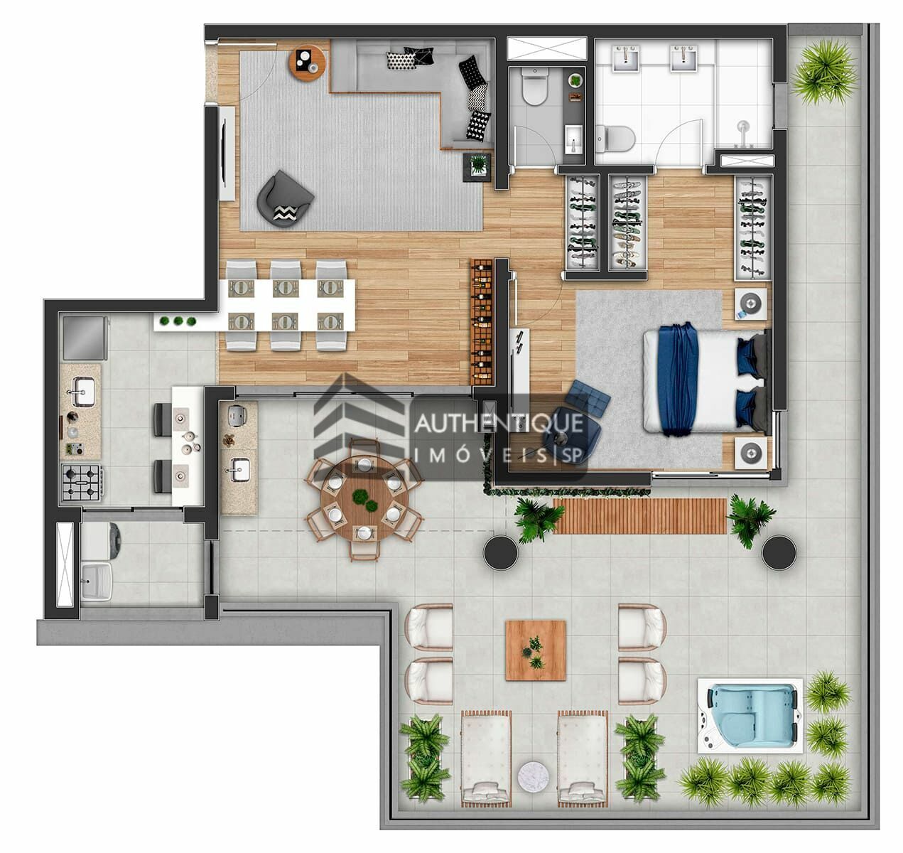 Apartamento à venda com 3 quartos, 198m² - Foto 35