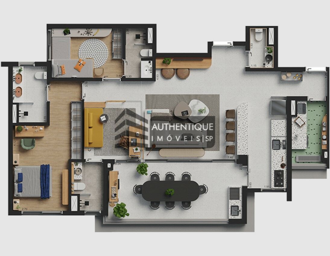 Apartamento à venda com 2 quartos, 72m² - Foto 20