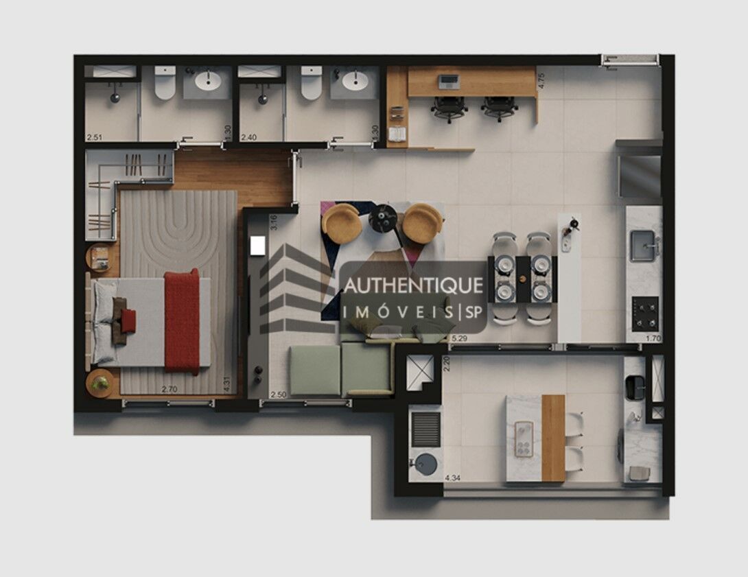 Apartamento à venda com 2 quartos, 72m² - Foto 16