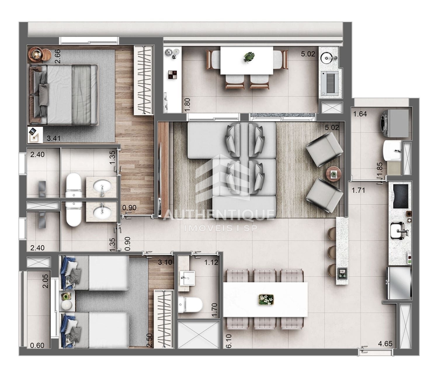 Apartamento, 3 quartos, 132 m² - Foto 20