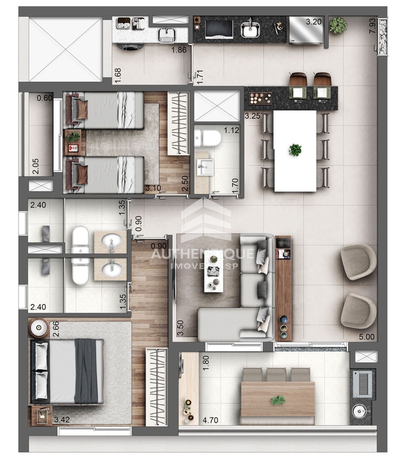 Apartamento, 3 quartos, 132 m² - Foto 18
