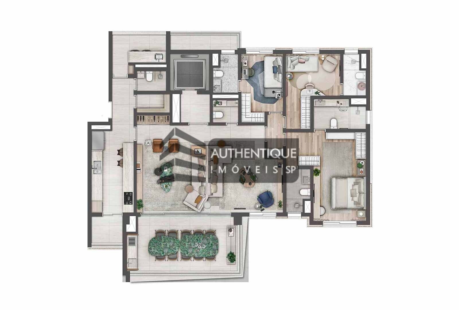 Apartamento à venda com 3 quartos, 160m² - Foto 20