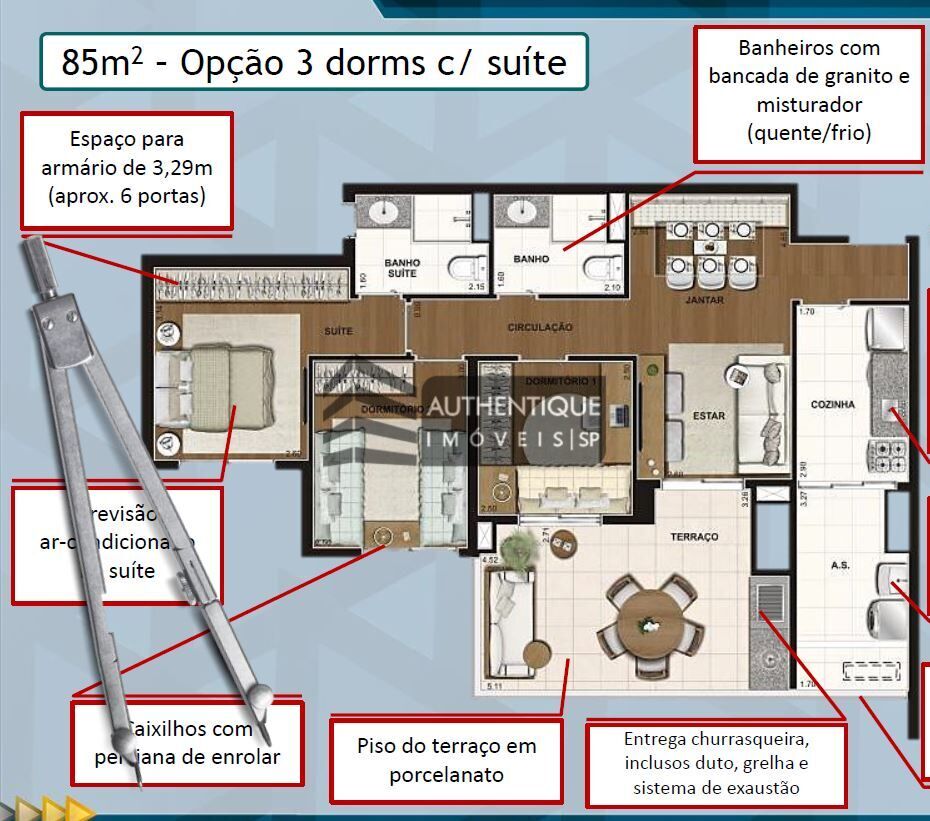 Apartamento à venda com 2 quartos, 65m² - Foto 48