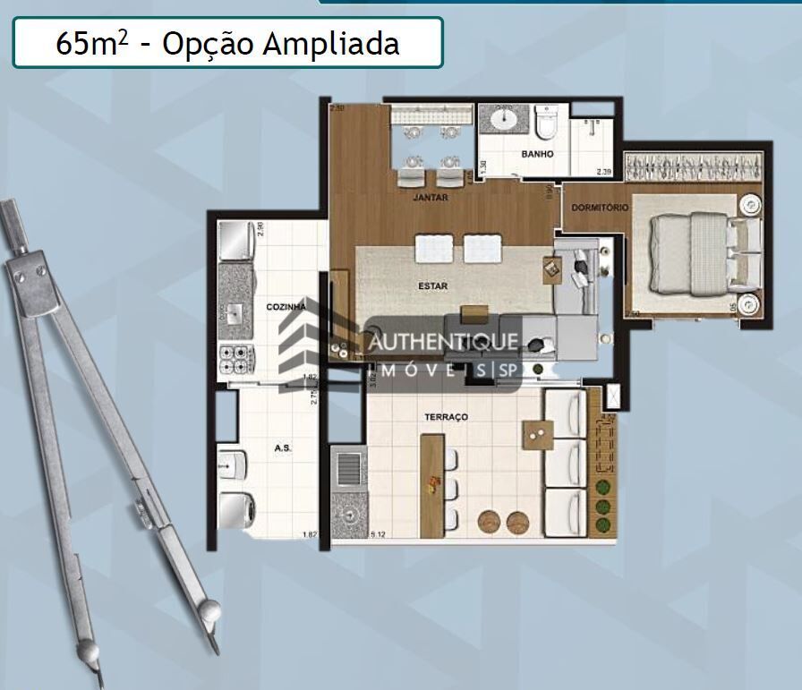 Apartamento à venda com 2 quartos, 65m² - Foto 45