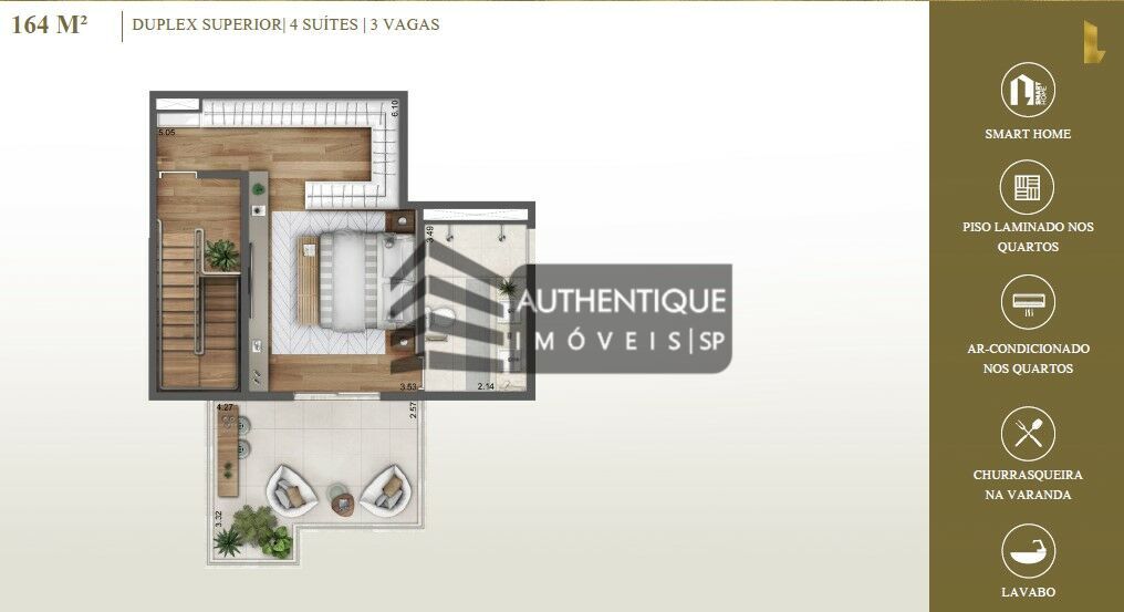 Apartamento à venda com 3 quartos, 108m² - Foto 18