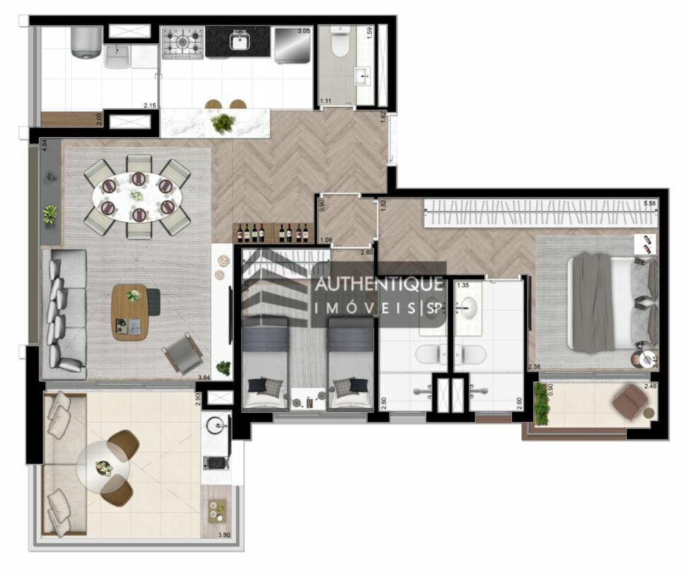 Apartamento à venda com 2 quartos, 74m² - Foto 25