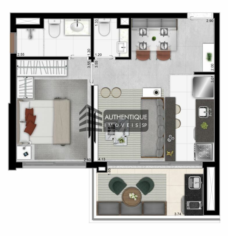 Apartamento à venda com 2 quartos, 74m² - Foto 21