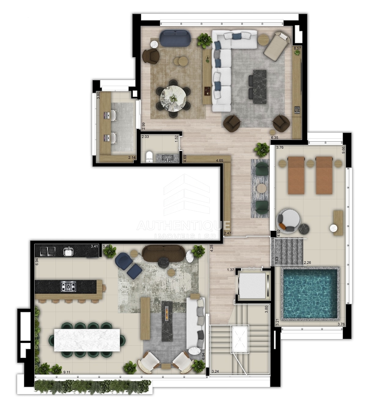 Cobertura, 4 quartos, 632 m² - Foto 31