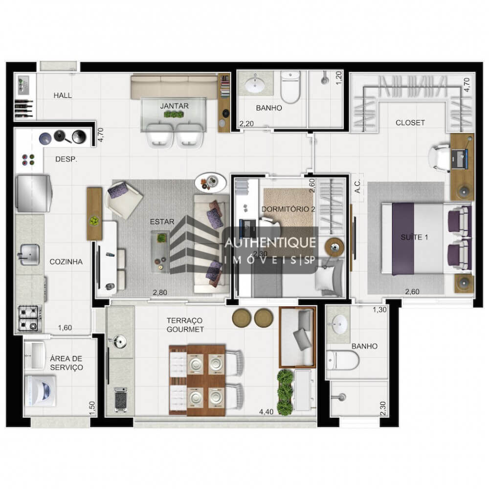 Apartamento, 2 quartos, 142 m² - Foto 26