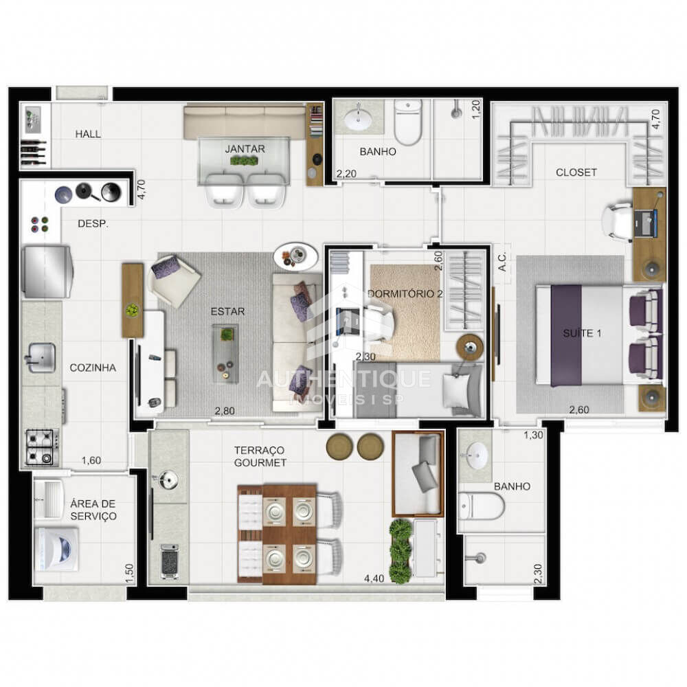 Apartamento, 2 quartos, 142 m² - Foto 26