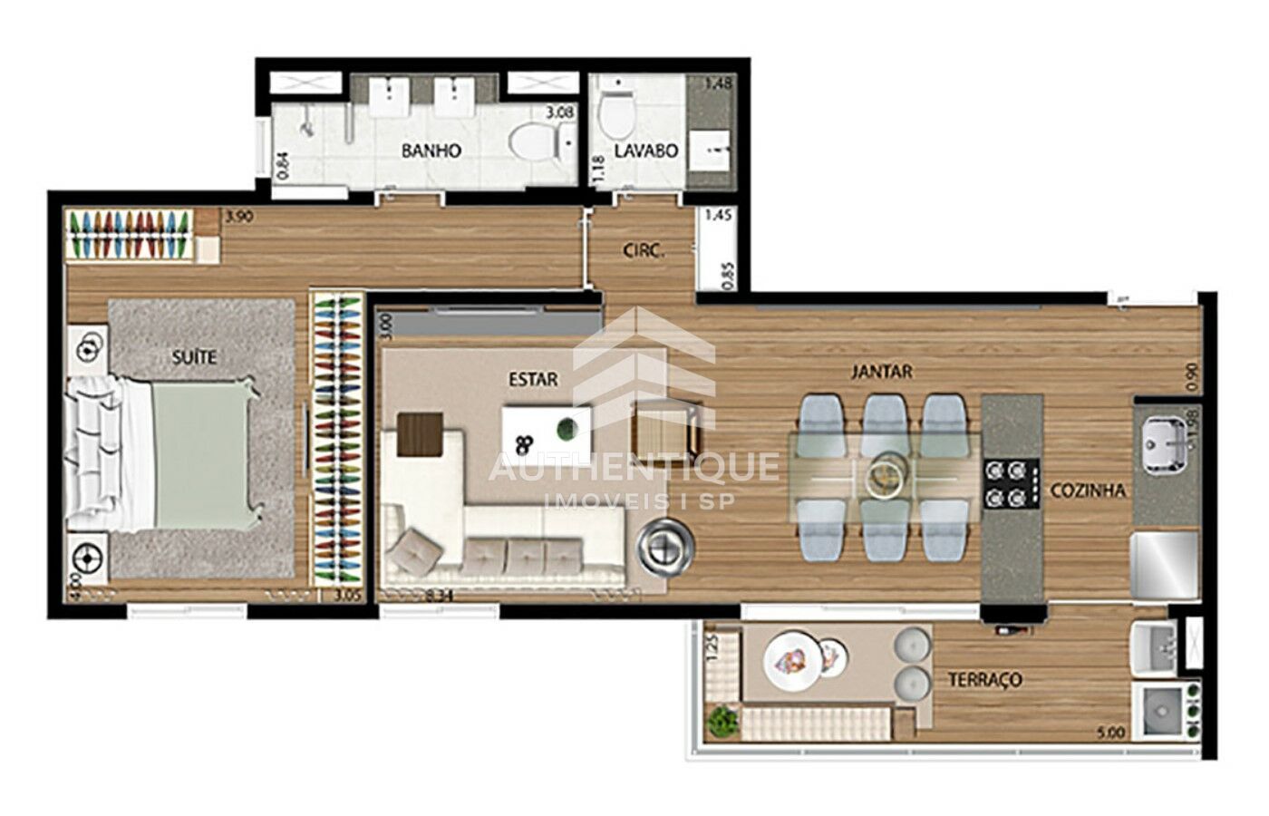 Apartamento, 2 quartos, 59 m² - Foto 40