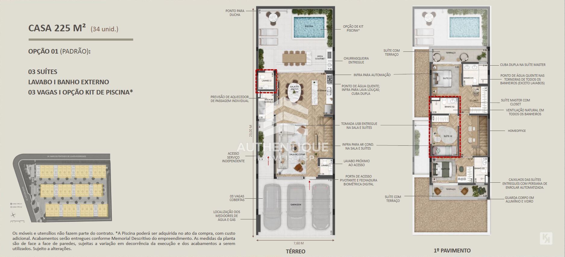 Casa de Condomínio, 3 quartos - Foto 27