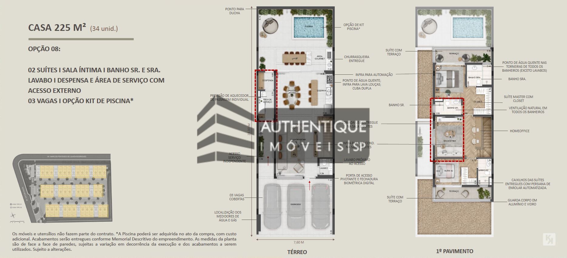 Casa de Condomínio à venda com 3 quartos, 204m² - Foto 40