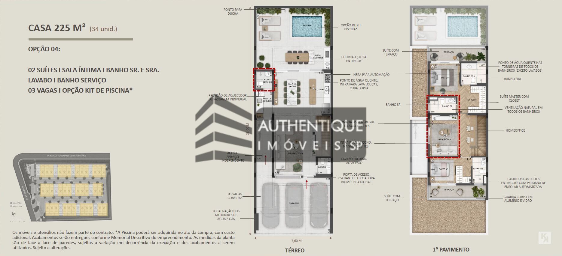 Casa de Condomínio à venda com 3 quartos, 204m² - Foto 36