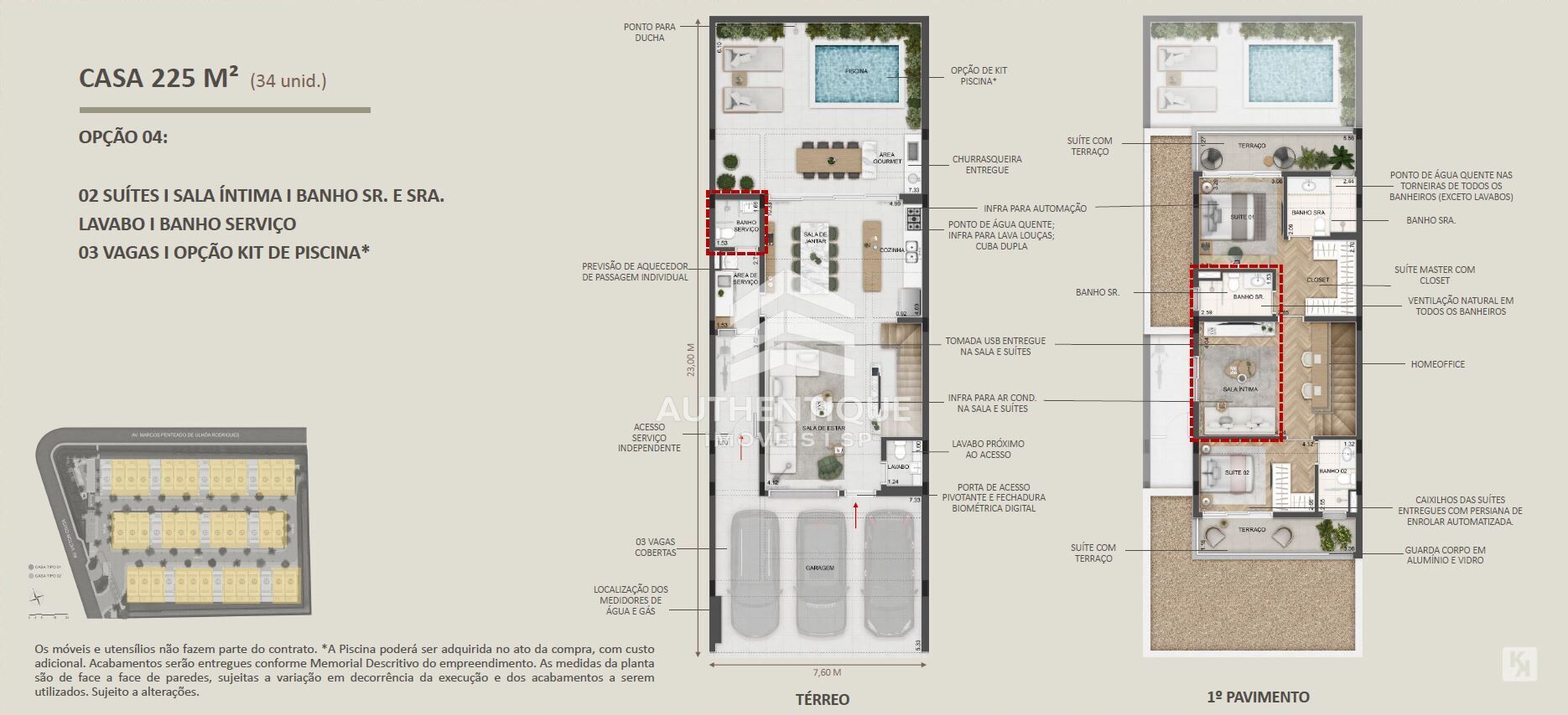 Casa de Condomínio, 3 quartos - Foto 36