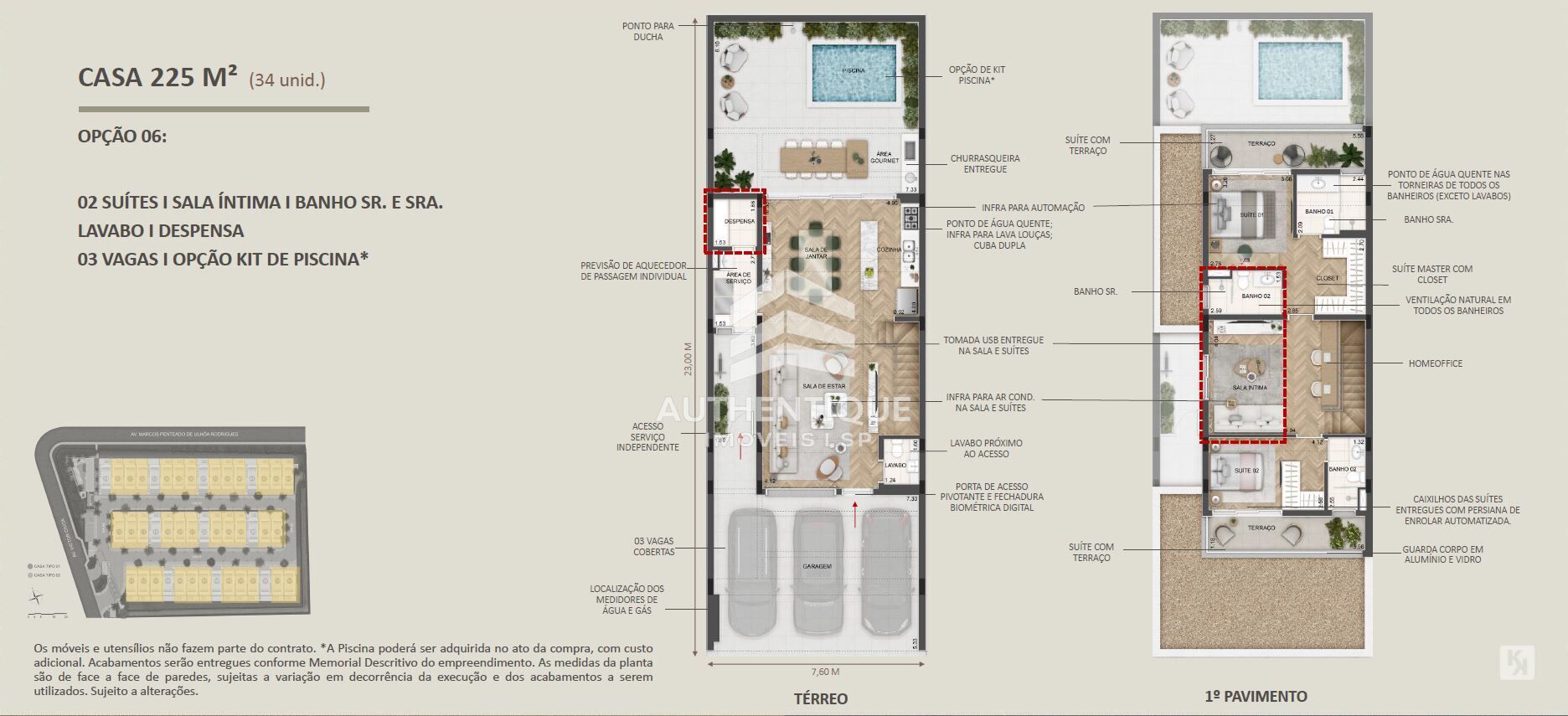 Casa de Condomínio, 3 quartos - Foto 38