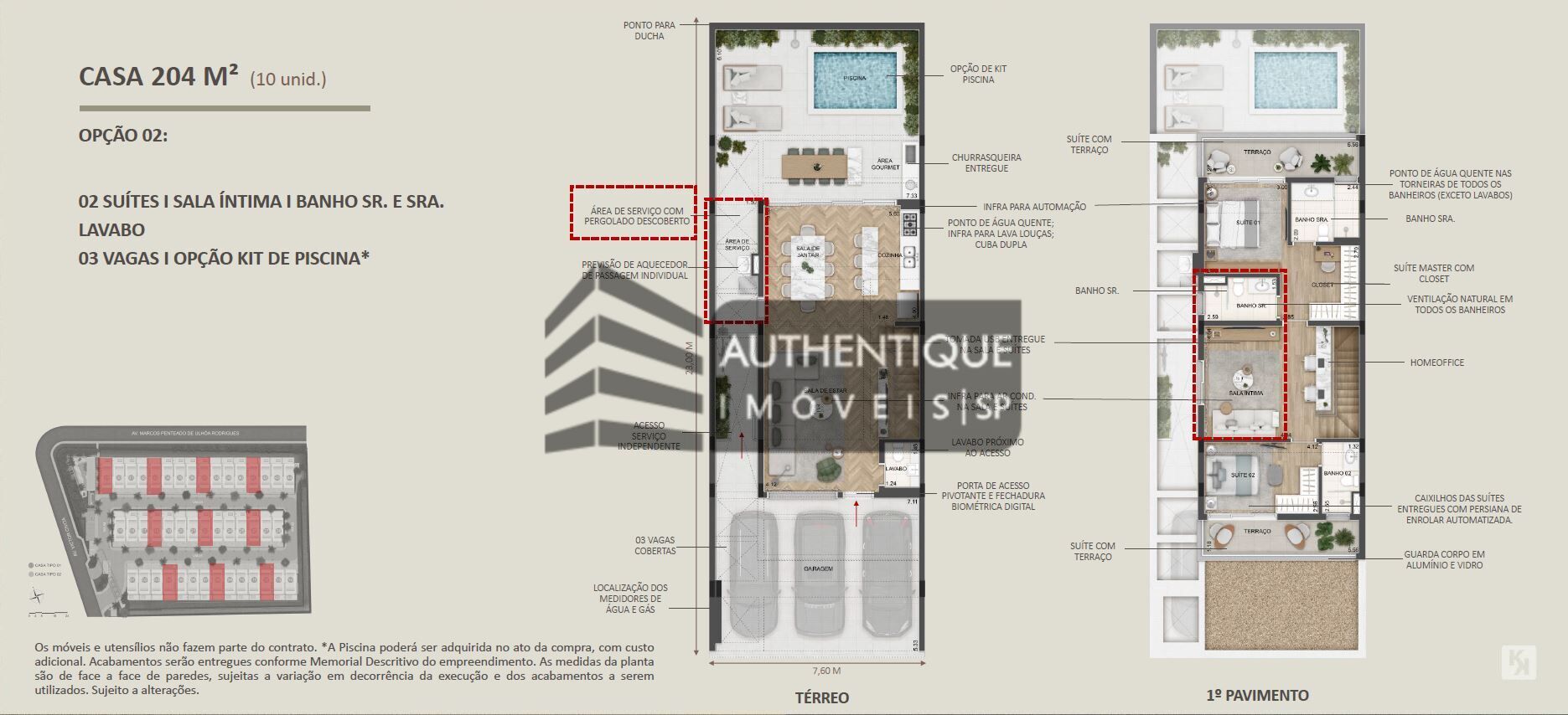 Casa de Condomínio à venda com 3 quartos, 204m² - Foto 33