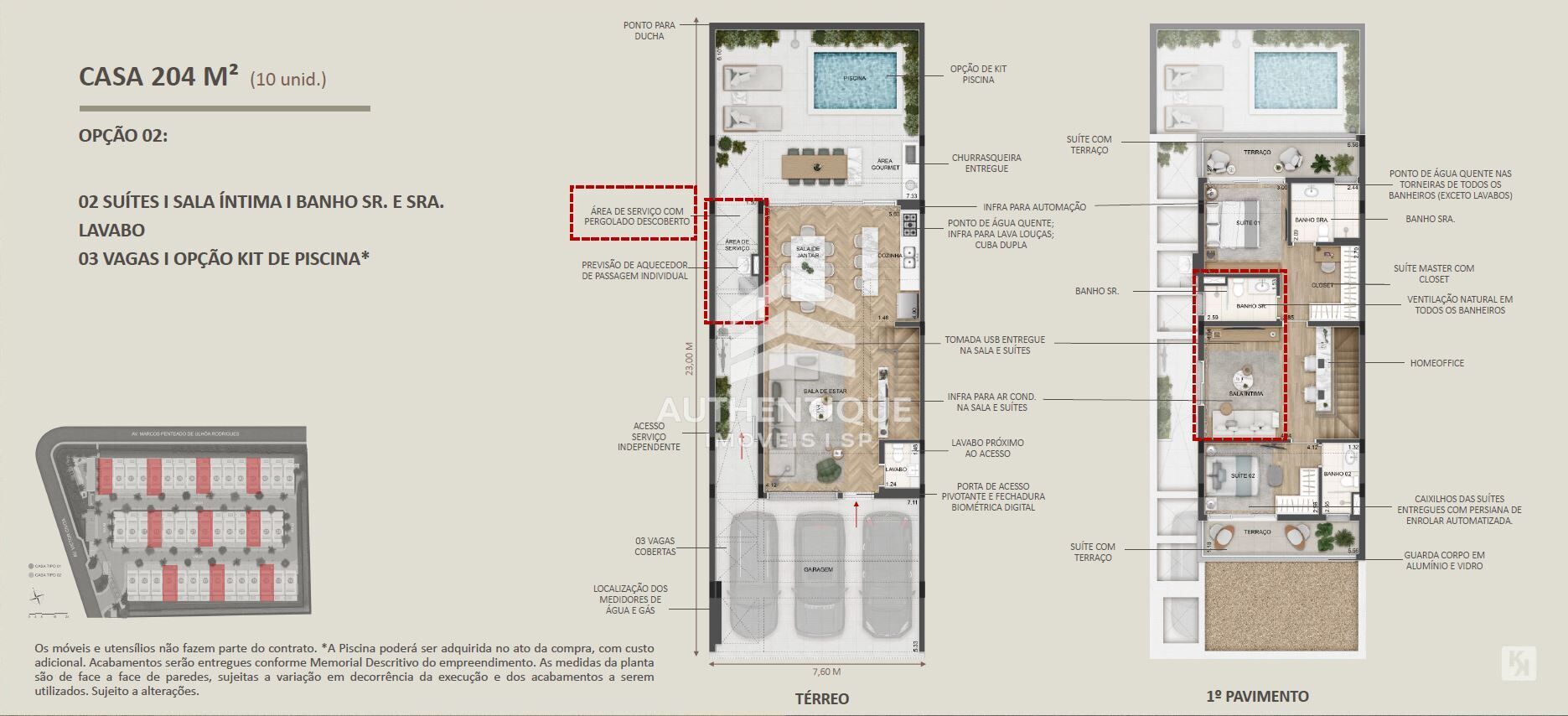 Casa de Condomínio, 3 quartos - Foto 33