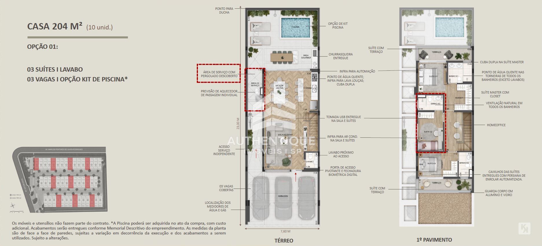 Casa de Condomínio, 3 quartos - Foto 26