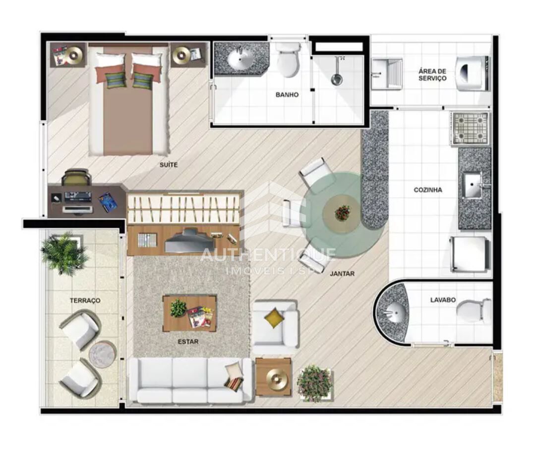 Apartamento, 1 quarto, 60 m² - Foto 17