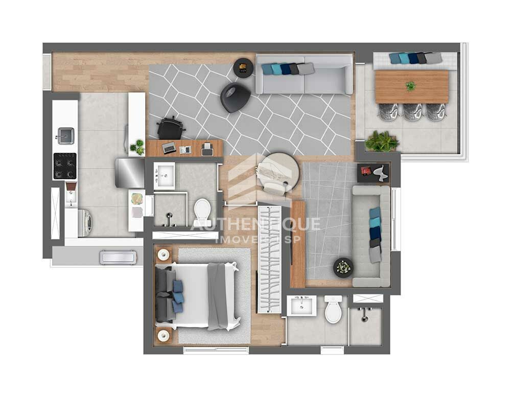Apartamento, 2 quartos, 60 m² - Foto 44