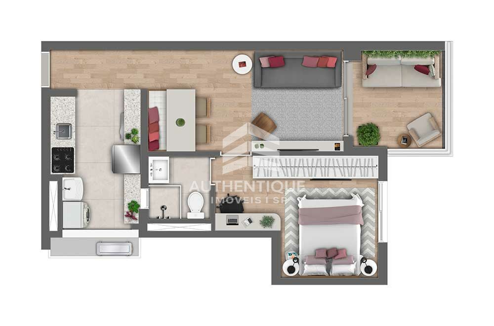 Apartamento, 2 quartos, 60 m² - Foto 40