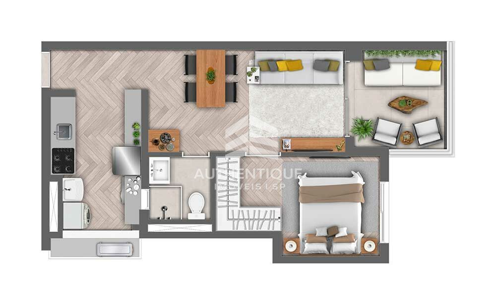 Apartamento, 2 quartos, 60 m² - Foto 41
