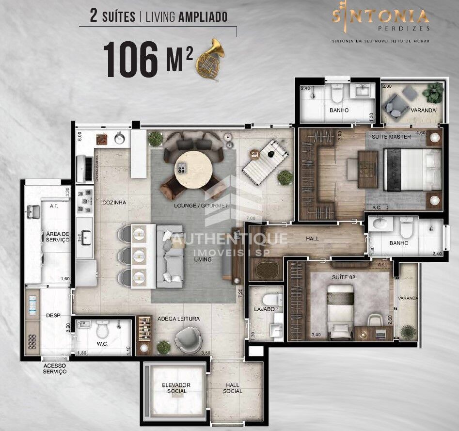 Apartamento, 1 quarto, 83 m² - Foto 17