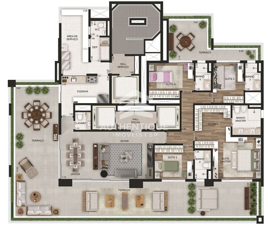 Apartamento, 4 quartos, 312 m² - Foto 9