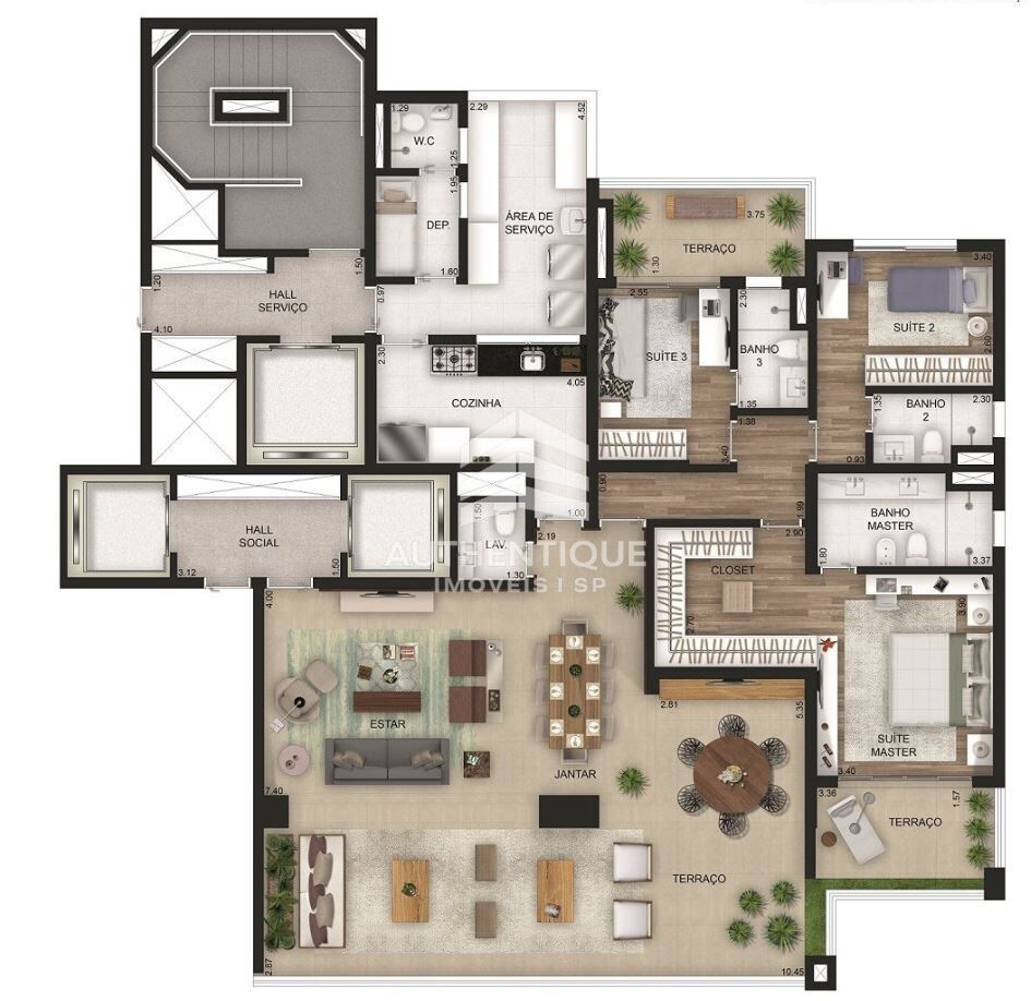 Apartamento, 4 quartos, 312 m² - Foto 8