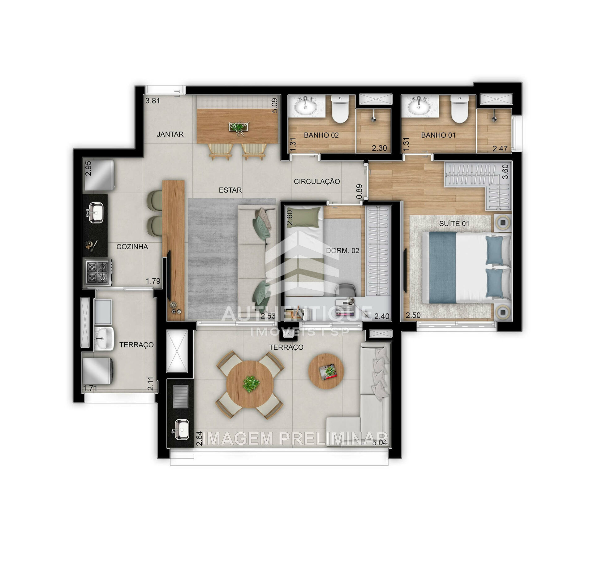 Apartamento, 3 quartos, 93 m² - Foto 27