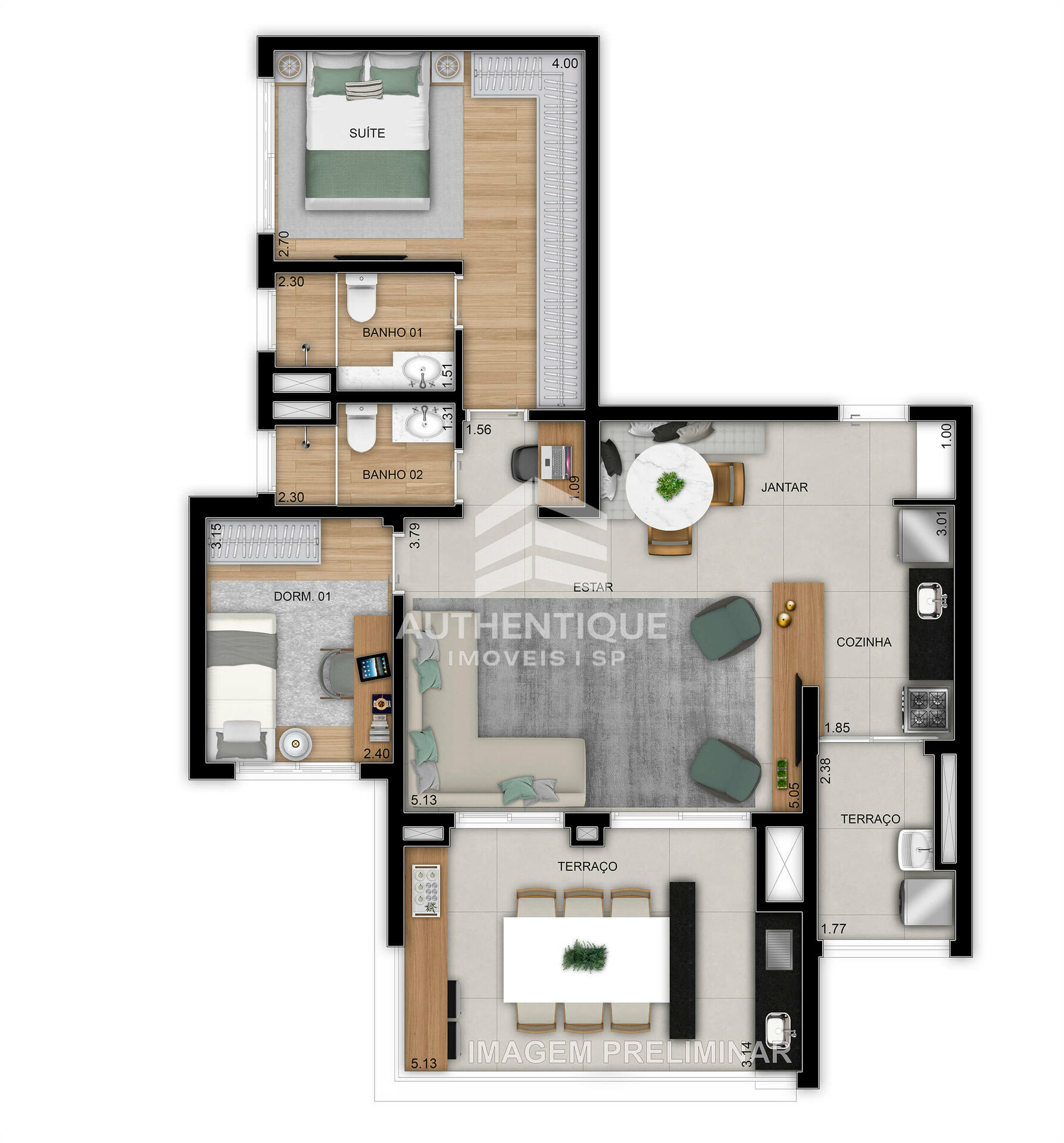 Apartamento, 3 quartos, 93 m² - Foto 21