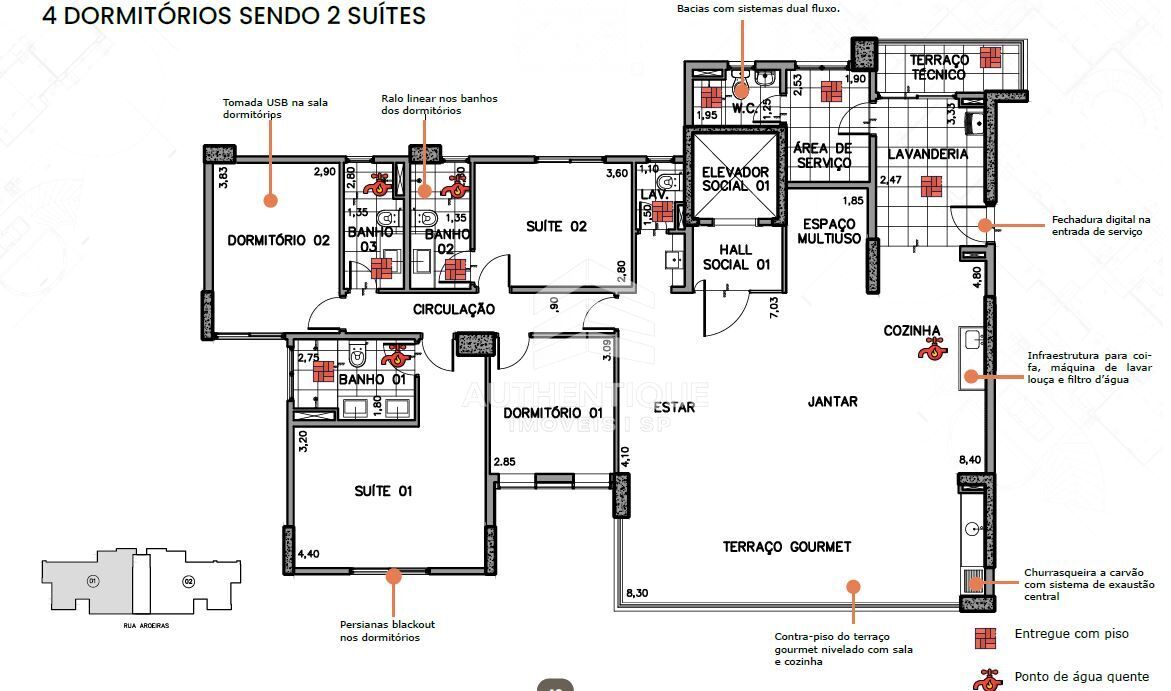 Apartamento, 4 quartos, 178 m² - Foto 24