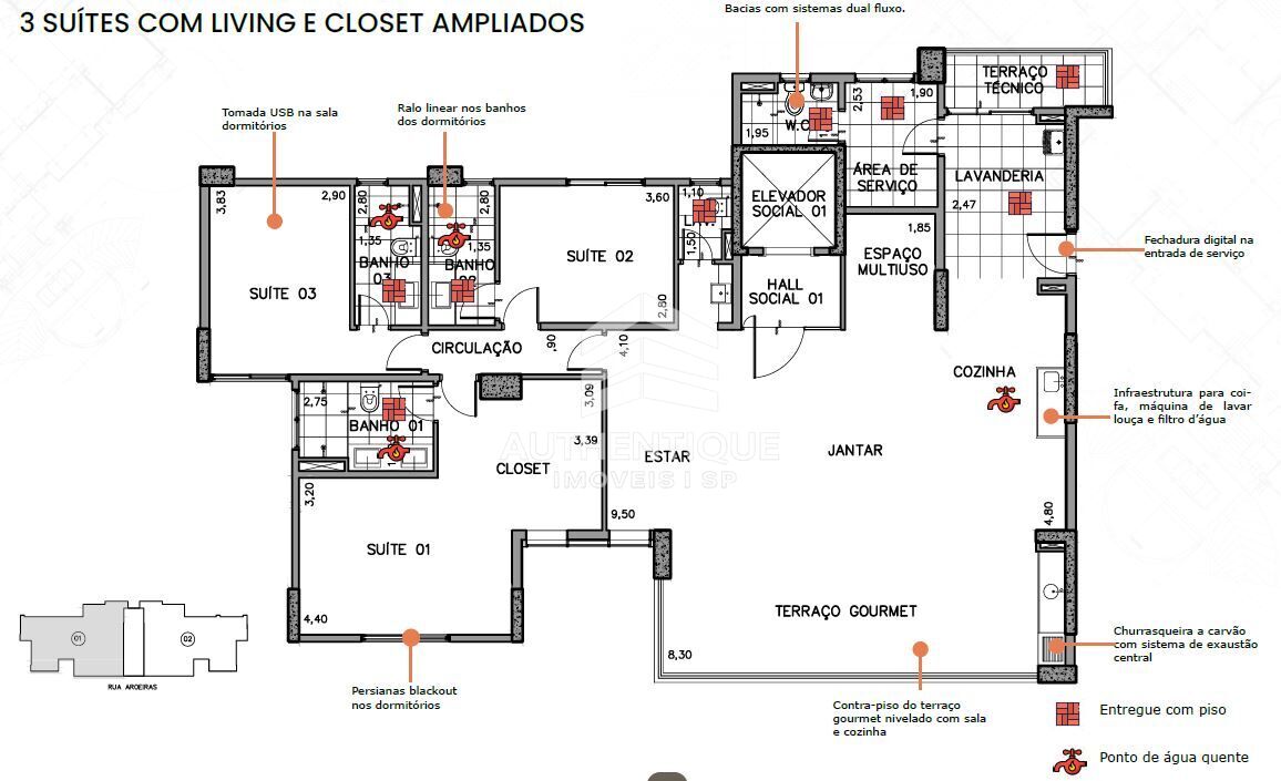 Apartamento, 4 quartos, 178 m² - Foto 26