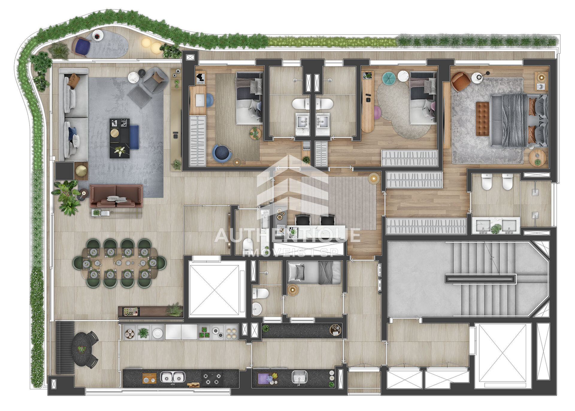 Apartamento, 3 quartos, 201 m² - Foto 22