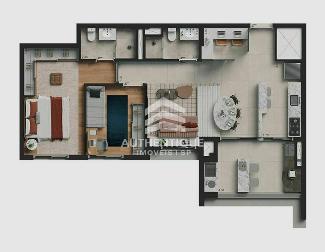 Apartamento, 3 quartos, 131 m² - Foto 44