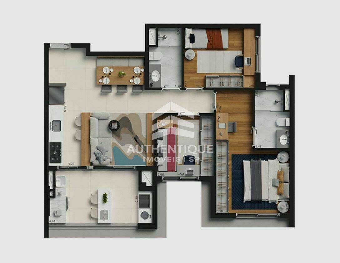 Apartamento, 3 quartos, 131 m² - Foto 45