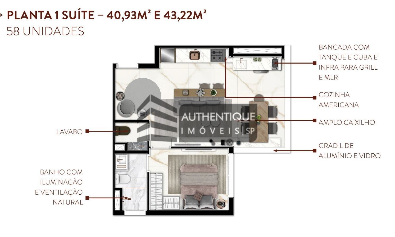 Apartamento à venda com 1 quarto, 26m² - Foto 32