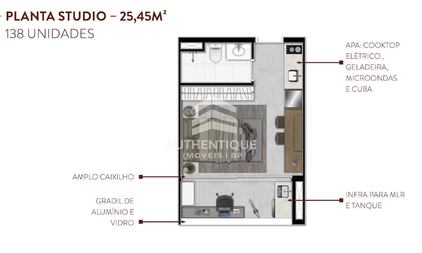Apartamento, 1 quarto, 26 m² - Foto 30