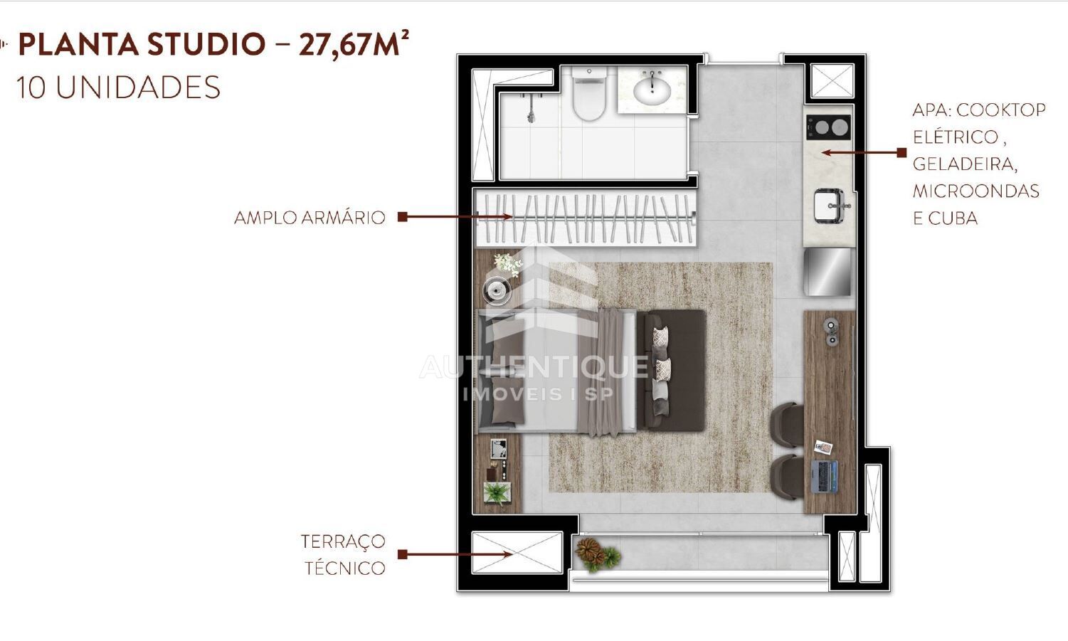 Apartamento, 1 quarto, 26 m² - Foto 31