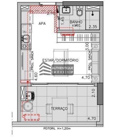 Apartamento à venda com 1 quarto, 35m² - Foto 33