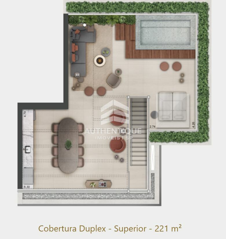 Cobertura, 3 quartos, 221 m² - Foto 18