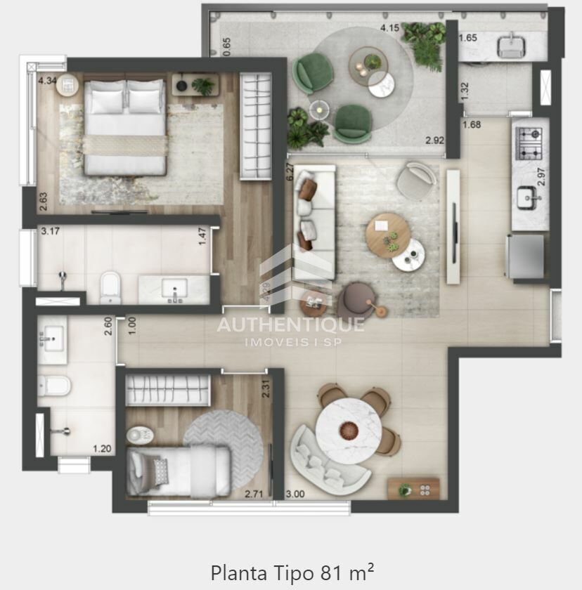Cobertura, 3 quartos, 221 m² - Foto 19