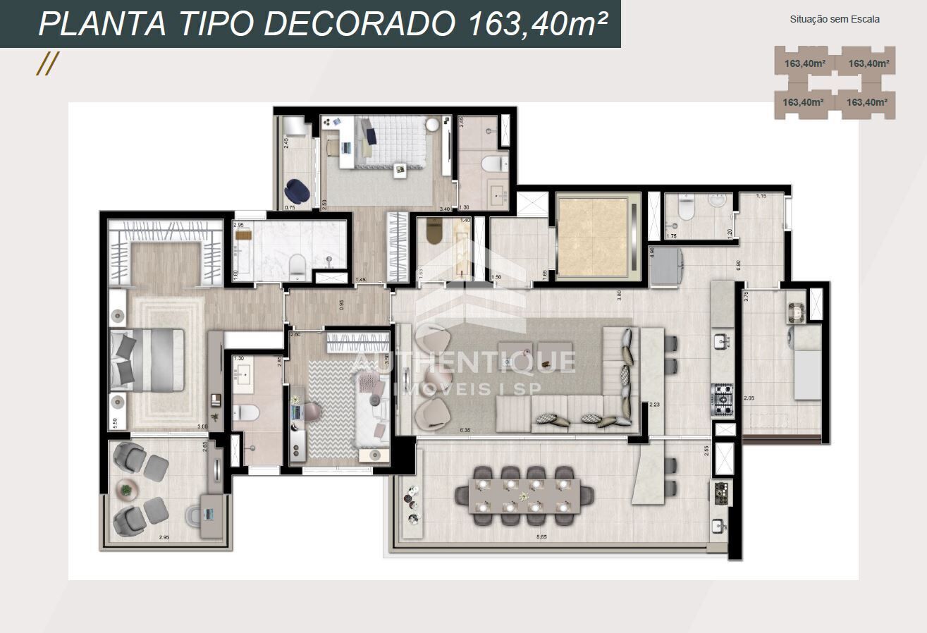 Apartamento, 3 quartos, 163 m² - Foto 20