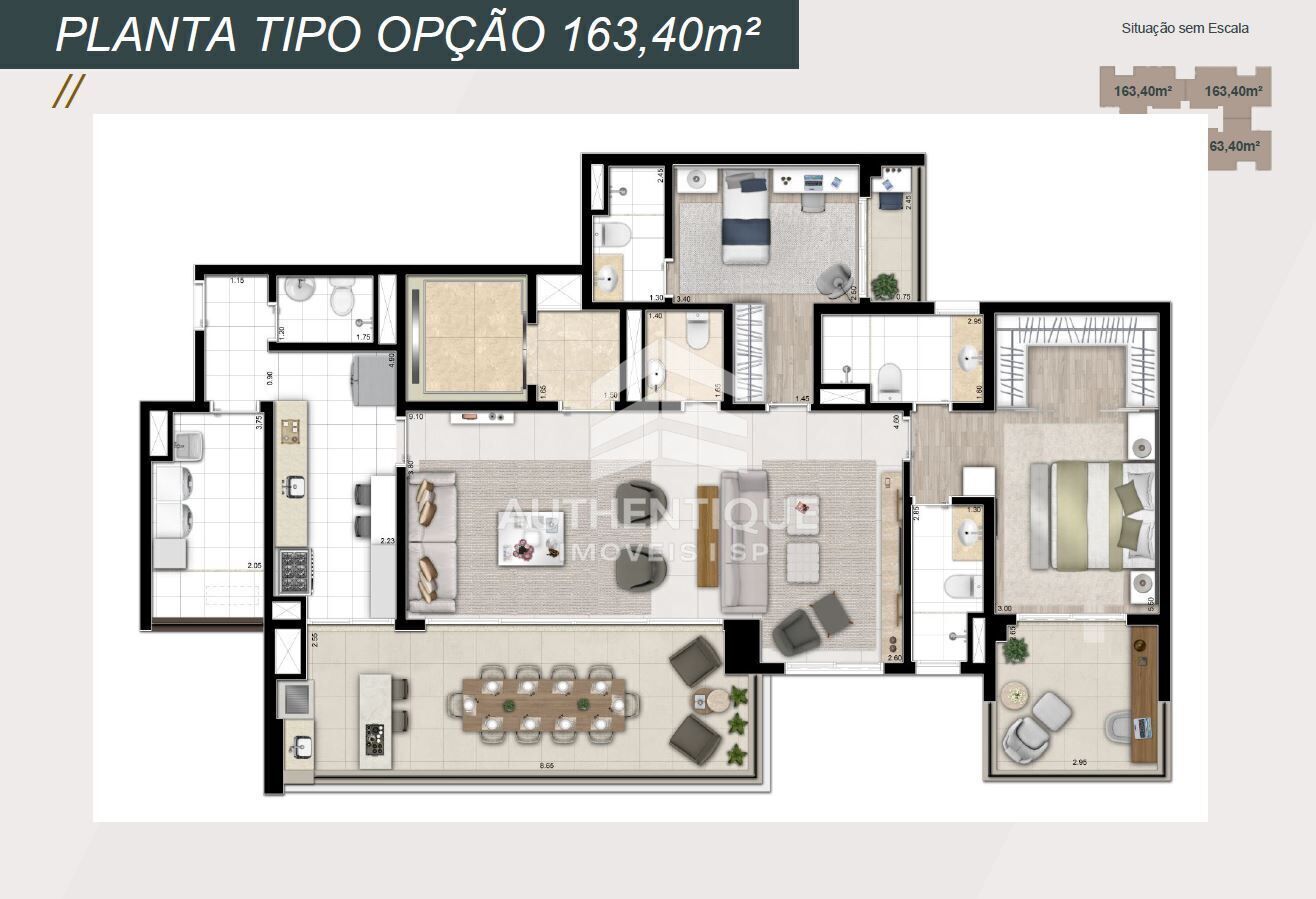 Apartamento, 3 quartos, 163 m² - Foto 22