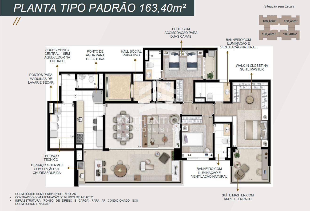 Apartamento, 3 quartos, 163 m² - Foto 21