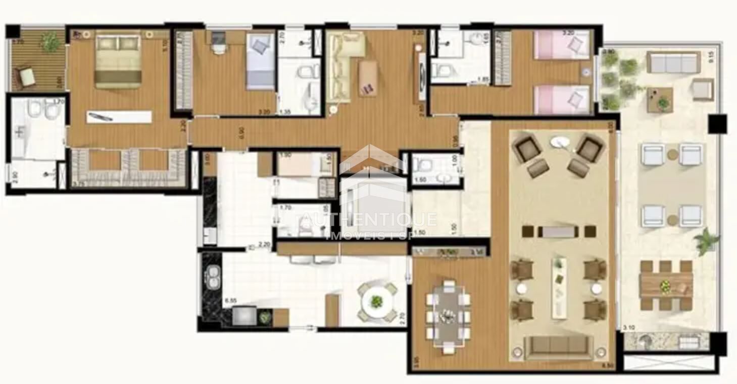 Apartamento, 4 quartos, 206 m² - Foto 45