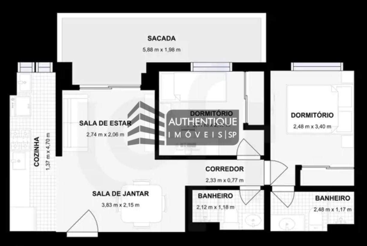 Apartamento à venda com 2 quartos, 62m² - Foto 35