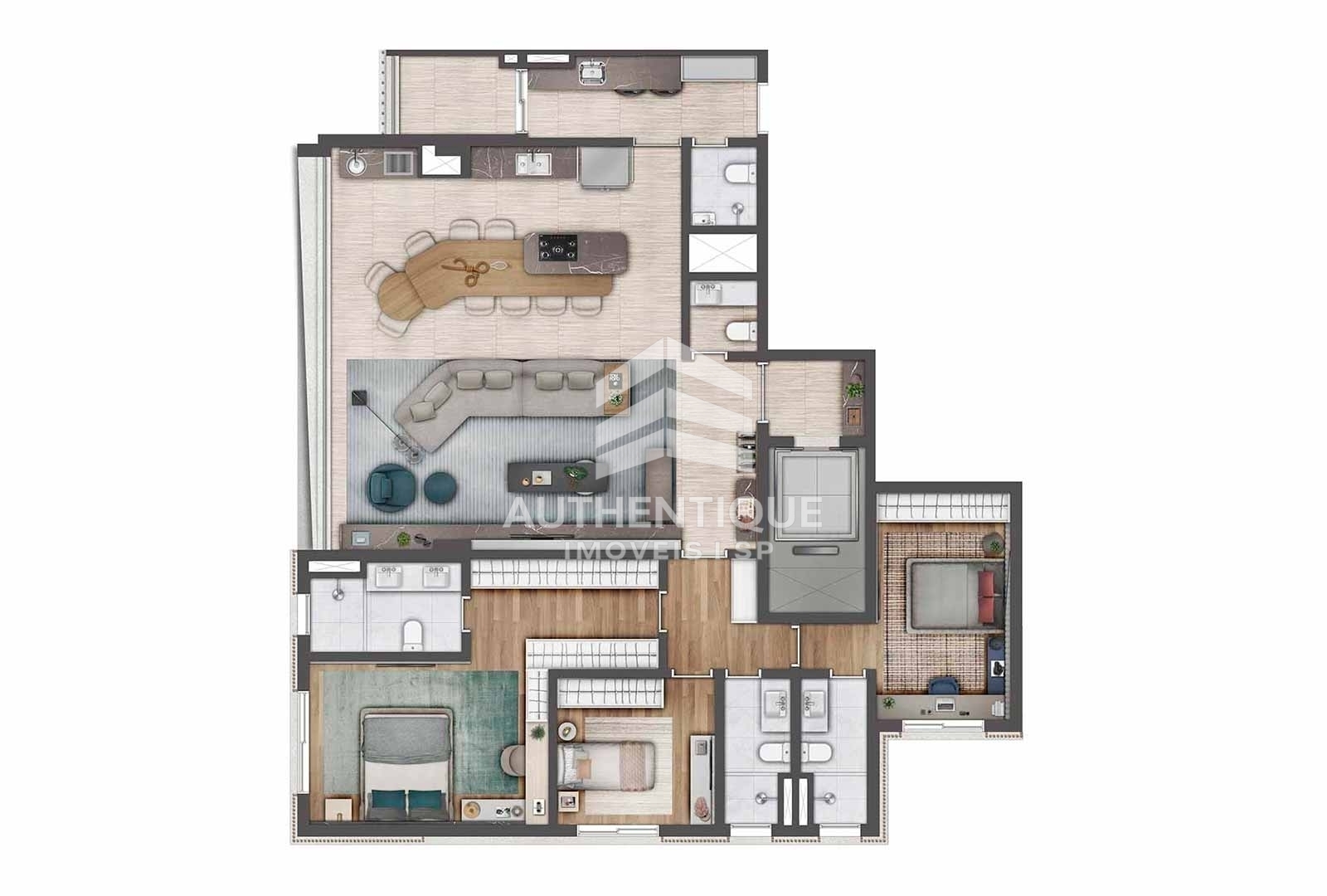 Cobertura, 4 quartos, 346 m² - Foto 19