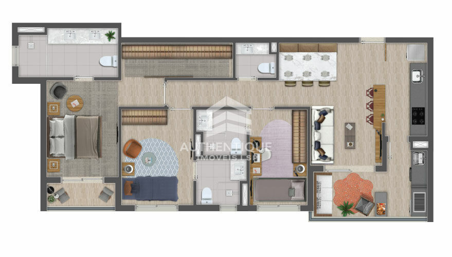 Apartamento, 3 quartos, 75 m² - Foto 26